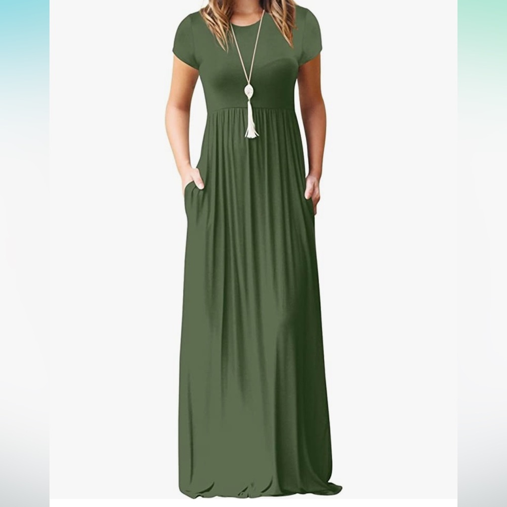 Short Sleeve Maxi Dress